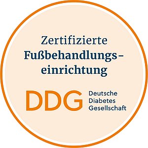 Siegel DDG Zertifizierte Fußbehandlungseinrichtung